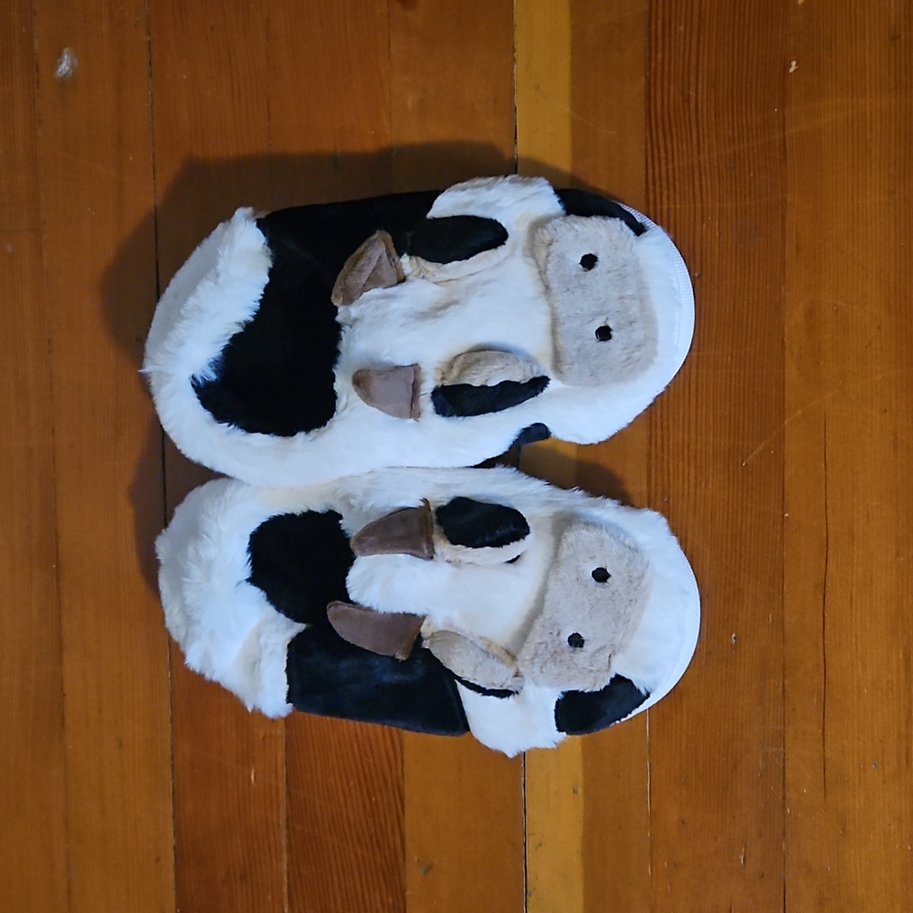 Cow slippers